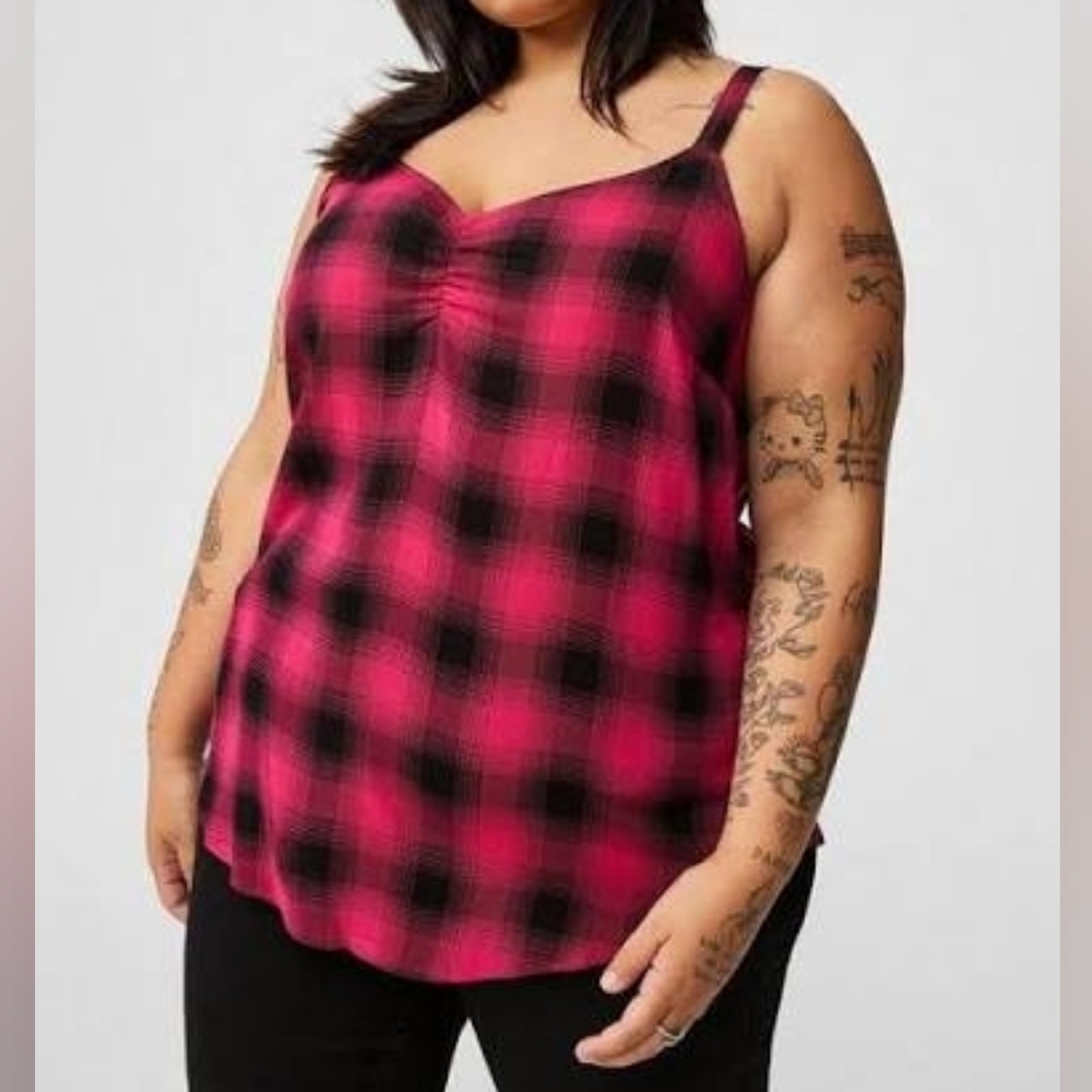 NWT Torrid Ava Plaid Cami